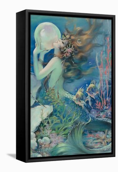 Mermaid-Henry O'hara Clive-Framed Stretched Canvas