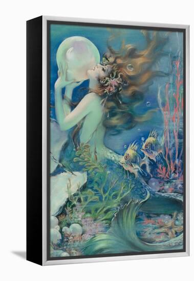 Mermaid-Henry O'hara Clive-Framed Stretched Canvas