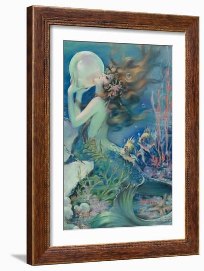 Mermaid-Henry O'hara Clive-Framed Premium Giclee Print