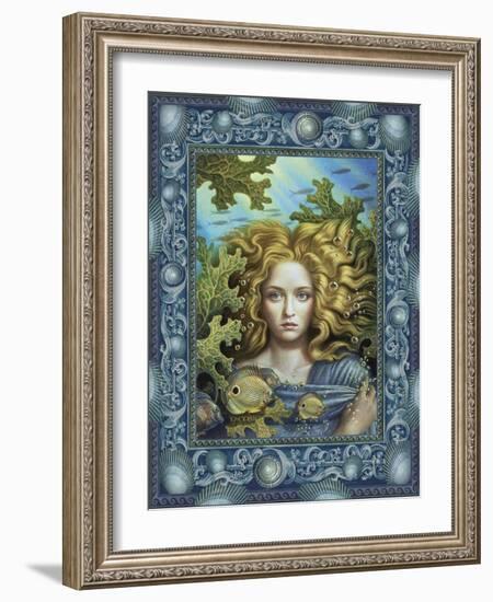 Mermaid-Dan Craig-Framed Giclee Print