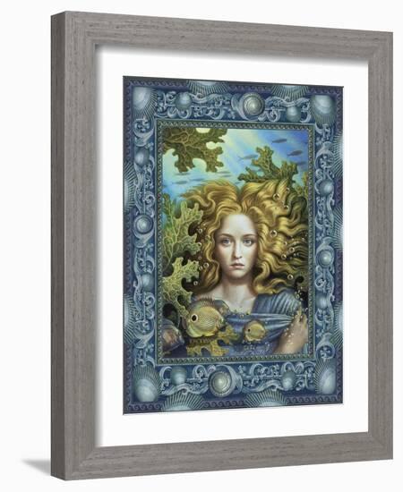 Mermaid-Dan Craig-Framed Giclee Print