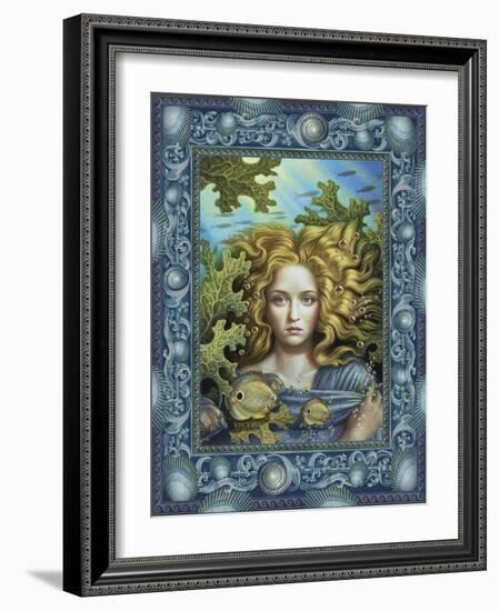 Mermaid-Dan Craig-Framed Giclee Print