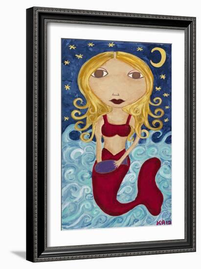 Mermaid-Kerri Ambrosino-Framed Giclee Print