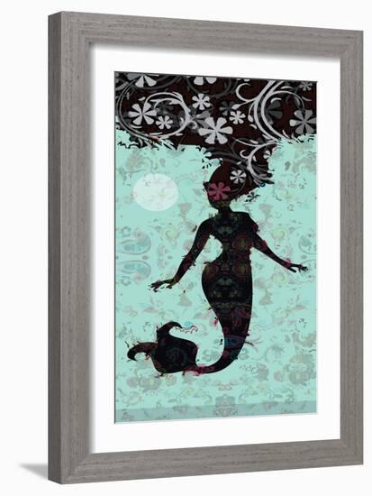 Mermaid-Teofilo Olivieri-Framed Giclee Print