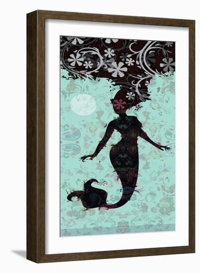 Mermaid-Teofilo Olivieri-Framed Giclee Print