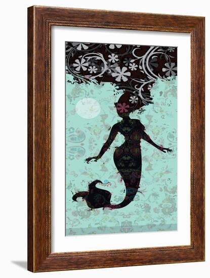 Mermaid-Teofilo Olivieri-Framed Giclee Print