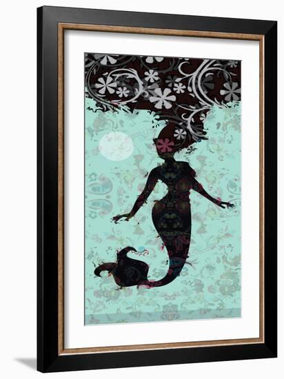 Mermaid-Teofilo Olivieri-Framed Giclee Print