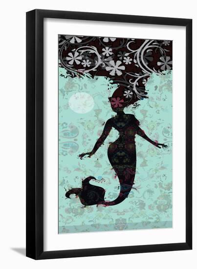 Mermaid-Teofilo Olivieri-Framed Giclee Print