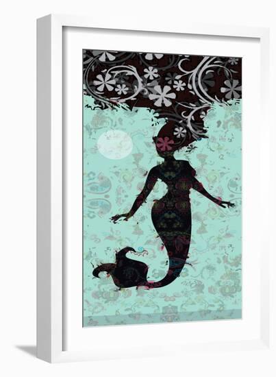 Mermaid-Teofilo Olivieri-Framed Giclee Print