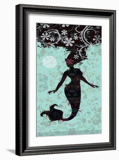 Mermaid-Teofilo Olivieri-Framed Giclee Print