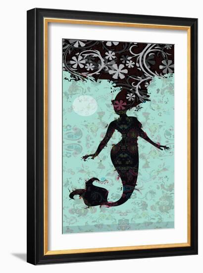 Mermaid-Teofilo Olivieri-Framed Giclee Print