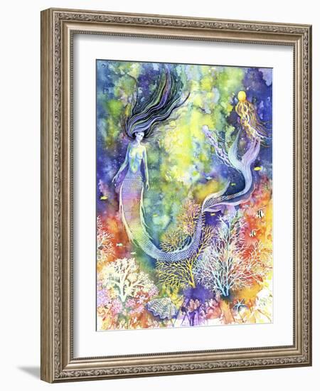 Mermaid-Michelle Faber-Framed Giclee Print