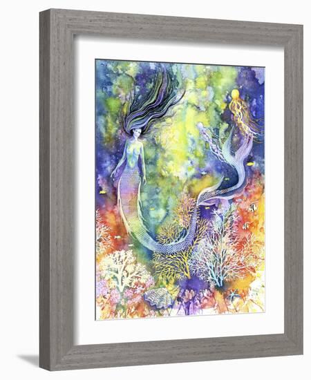 Mermaid-Michelle Faber-Framed Giclee Print