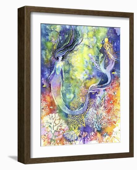 Mermaid-Michelle Faber-Framed Giclee Print