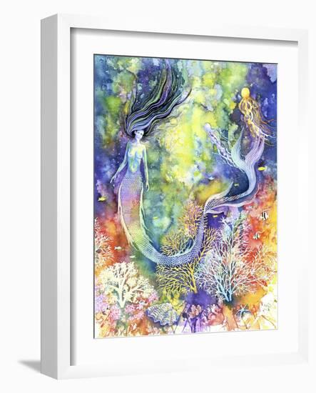 Mermaid-Michelle Faber-Framed Giclee Print