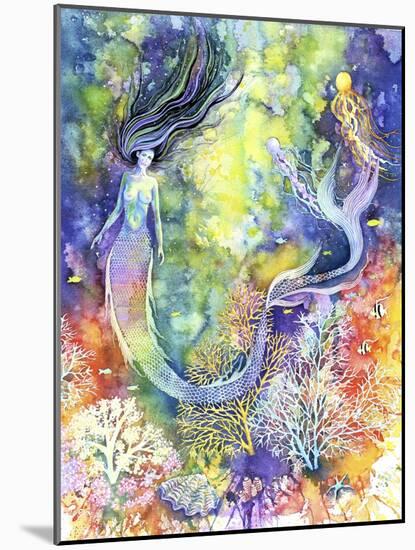 Mermaid-Michelle Faber-Mounted Giclee Print