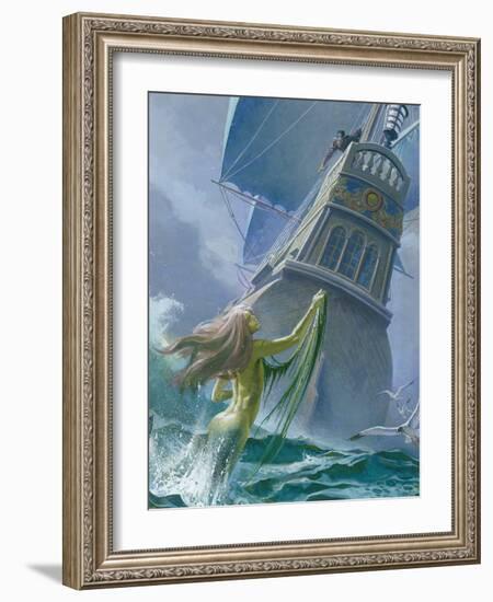 Mermaid-Severino Baraldi-Framed Giclee Print