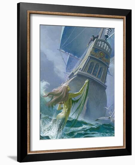 Mermaid-Severino Baraldi-Framed Giclee Print