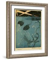 Mermaids and U-Boats-Georges Barbier-Framed Giclee Print
