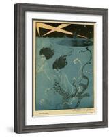 Mermaids and U-Boats-Georges Barbier-Framed Giclee Print