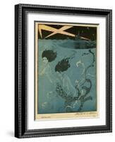 Mermaids and U-Boats-Georges Barbier-Framed Giclee Print