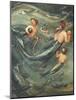 Mermaids in the Deep, 1882-Edward Burne-Jones-Mounted Giclee Print