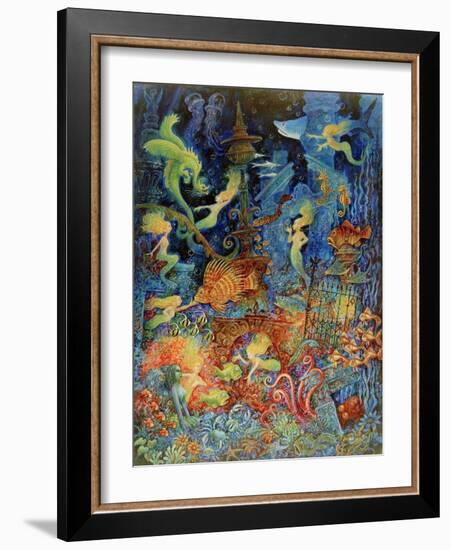 Mermaids of Atlantis-Bill Bell-Framed Giclee Print