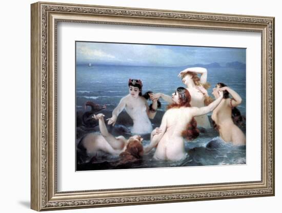 Mermaids of the Sea-Charles Edouard Boutibonne-Framed Art Print