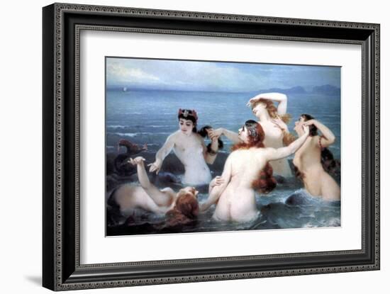 Mermaids of the Sea-Charles Edouard Boutibonne-Framed Art Print