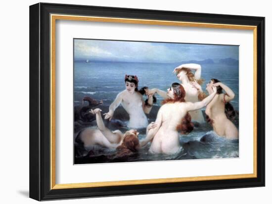 Mermaids of the Sea-Charles Edouard Boutibonne-Framed Art Print