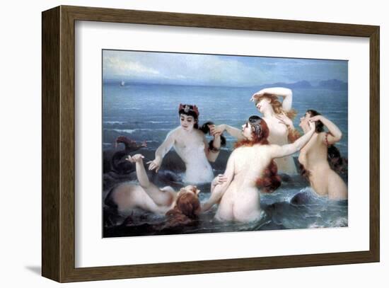 Mermaids of the Sea-Charles Edouard Boutibonne-Framed Art Print