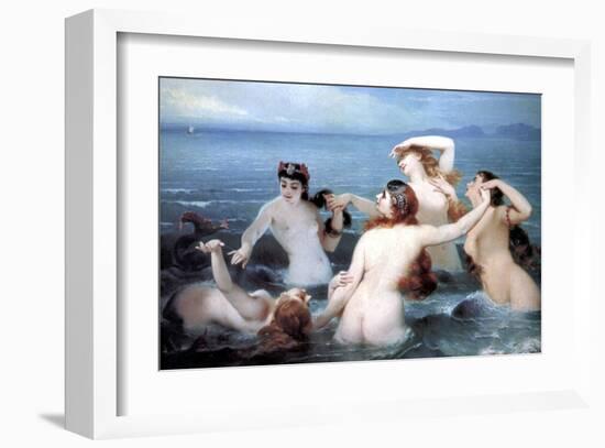 Mermaids of the Sea-Charles Edouard Boutibonne-Framed Art Print