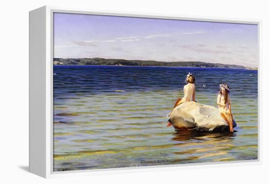 Mermaids-Harald Slott-Moller-Framed Premier Image Canvas