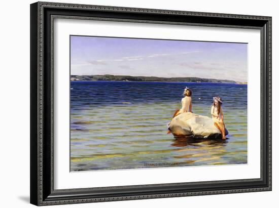 Mermaids-Harald Slott-Moller-Framed Giclee Print