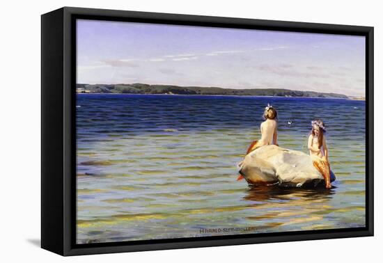 Mermaids-Harald Slott-Moller-Framed Premier Image Canvas