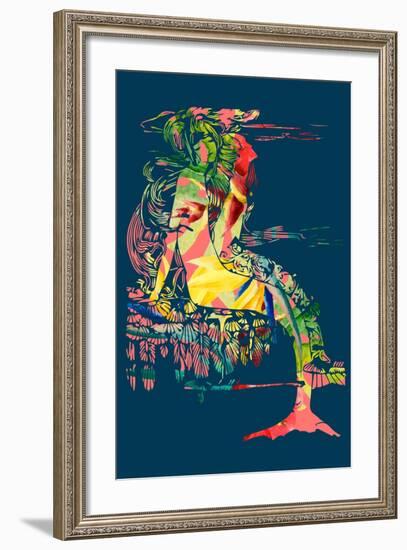 Mermaids-null-Framed Art Print