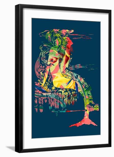 Mermaids-null-Framed Art Print