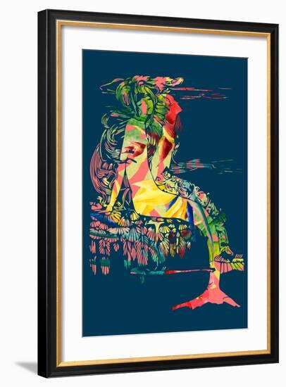 Mermaids-null-Framed Art Print