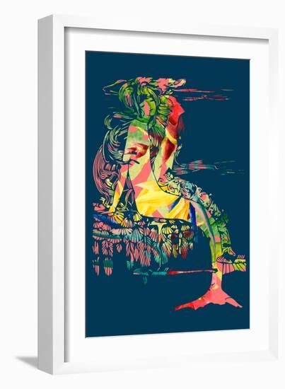 Mermaids-null-Framed Premium Giclee Print