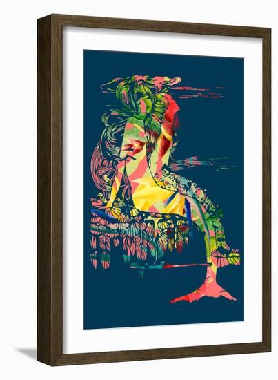 Mermaids-null-Framed Art Print