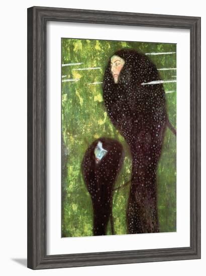 Mermaids-Gustav Klimt-Framed Art Print