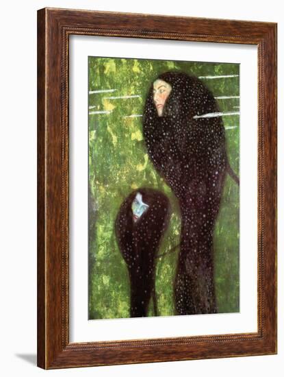 Mermaids-Gustav Klimt-Framed Art Print