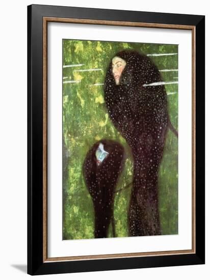 Mermaids-Gustav Klimt-Framed Art Print