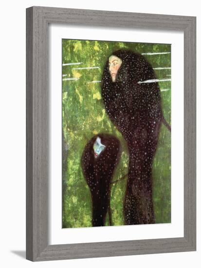 Mermaids-Gustav Klimt-Framed Premium Giclee Print