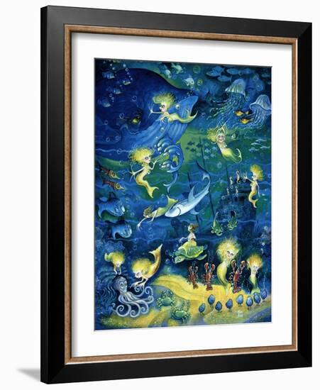 Mermaids-Bill Bell-Framed Giclee Print