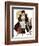 "Merrie Christmas" or Muggleston Coach, December 17,1938-Norman Rockwell-Framed Giclee Print