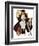 "Merrie Christmas" or Muggleston Coach, December 17,1938-Norman Rockwell-Framed Giclee Print