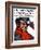 "Merrie Christmas" Saturday Evening Post Cover, December 3,1921-Norman Rockwell-Framed Giclee Print