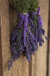 Farm Sign with Dried Lavender for Sale at Lavender Festival, Sequim, Washington, USA-Merrill Images-Photographic Print