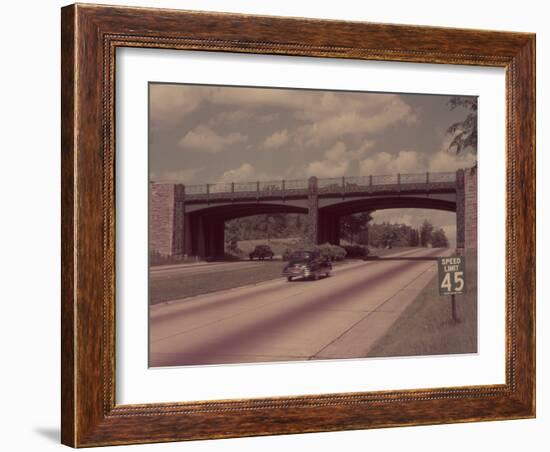 Merritt Parkway, New York-Bernard Hoffman-Framed Photographic Print